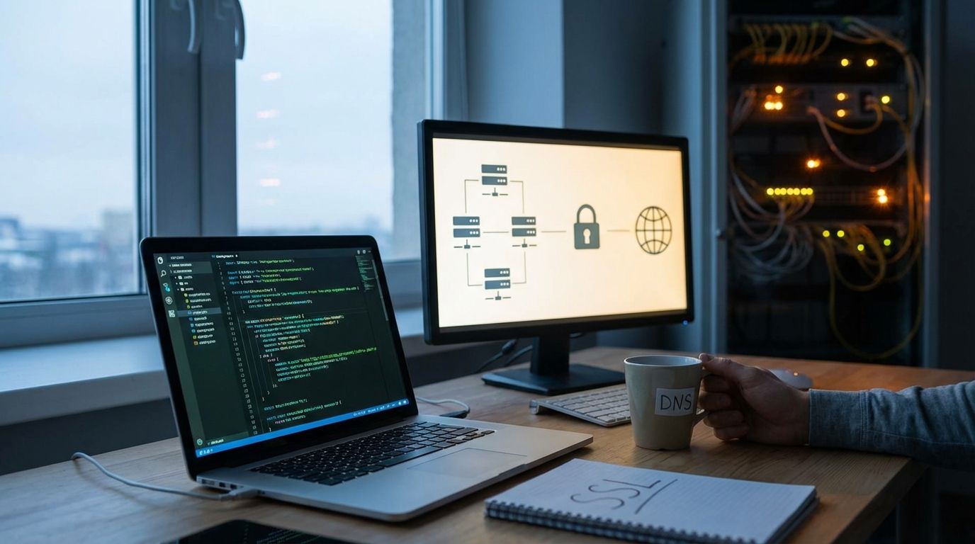 SSL, DNS, Domains: What Actually Happens When You Put a Site Online